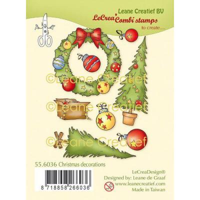 Leane Creatief Clear Stamps - Weihnachtliche Dekoration